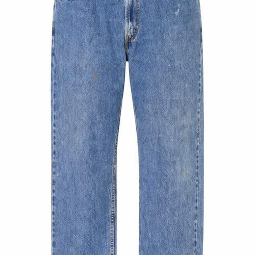 Levi's Men's Blue 505 Regular Fit Straight Leg Jeans 38W 30L