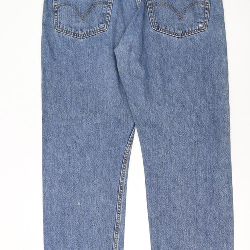 Levi's Men's Blue 505 Regular Fit Straight Leg Jeans 38W 30L