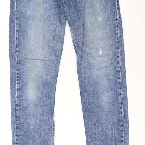 Levi's Women's Blue 512 Straight Leg Mid Rise Jeans W30 L32