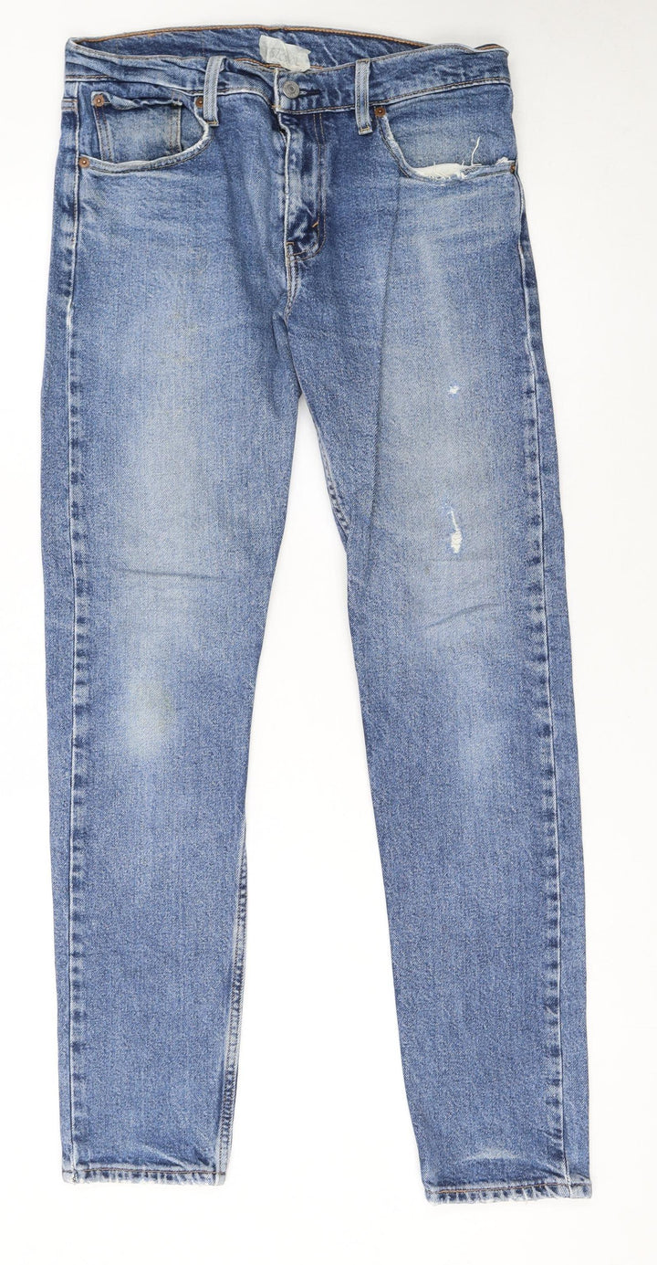 Levi's Women's Blue 512 Straight Leg Mid Rise Jeans W30 L32