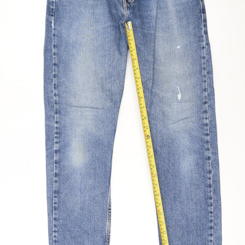 Levi's Women's Blue 512 Straight Leg Mid Rise Jeans W30 L32