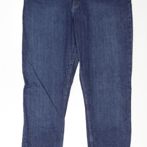Lee Riders Women Blue 20 Plus Relaxed Straight Denim Jeans
