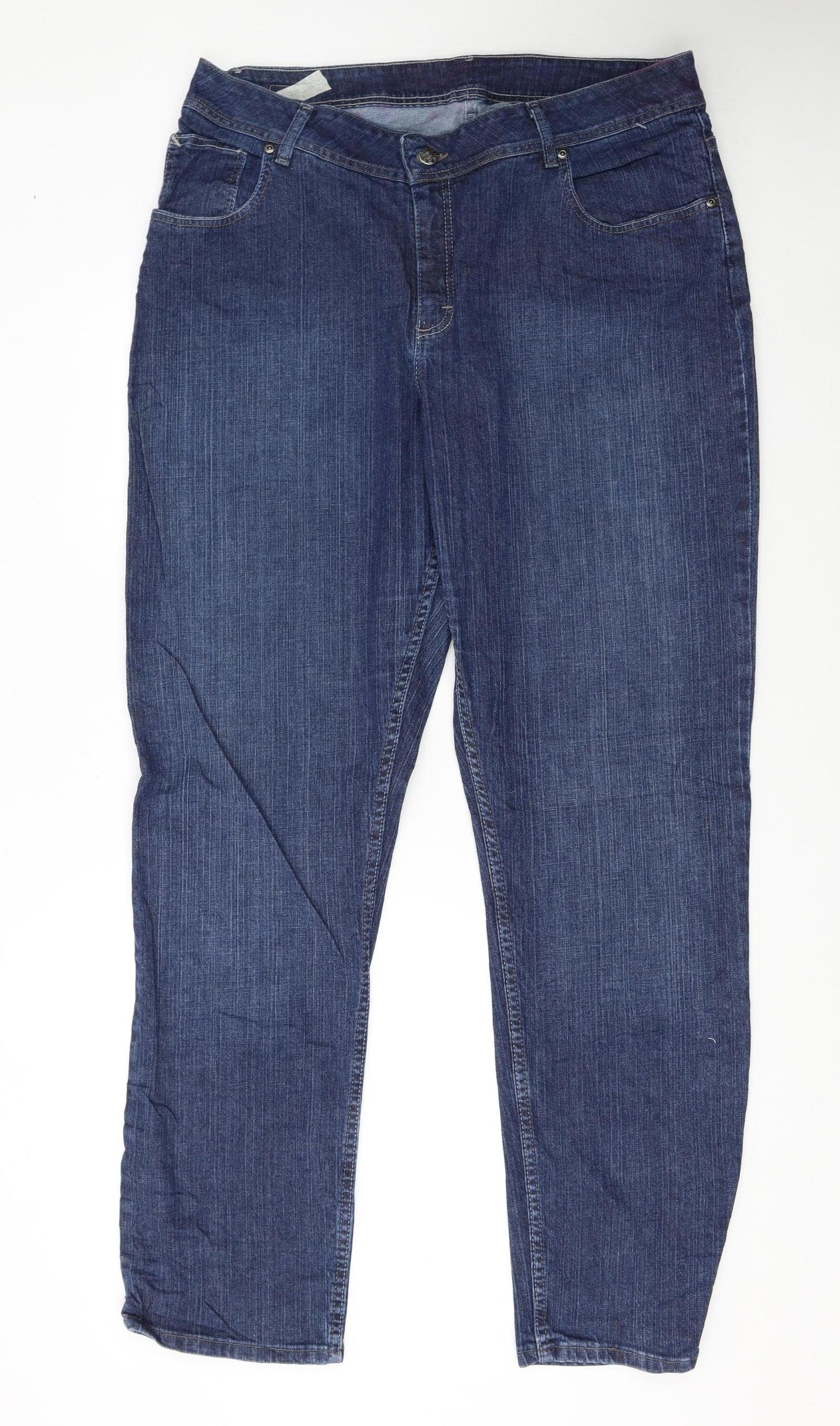Lee Riders Women Blue 20 Plus Relaxed Straight Denim Jeans
