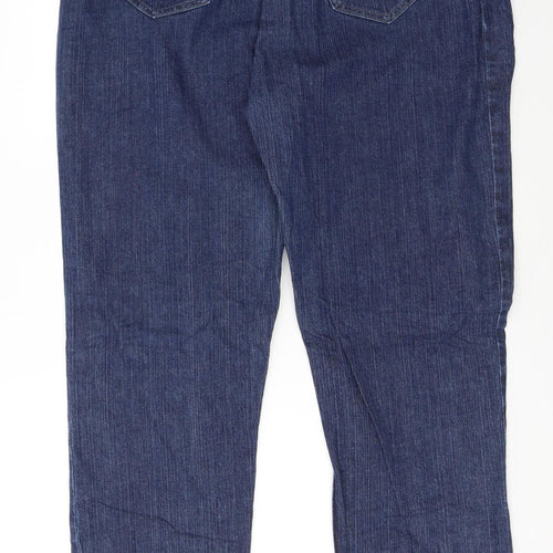 Lee Riders Women Blue 20 Plus Relaxed Straight Denim Jeans