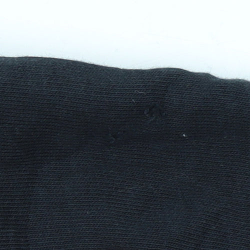 Nike Women Black Short Sleeve Pullover Sweatshirt XL Logo Print