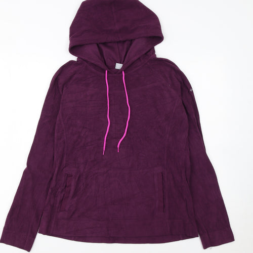 Columbia Women's Purple Pullover Hoodie Size L Hooded Fleece