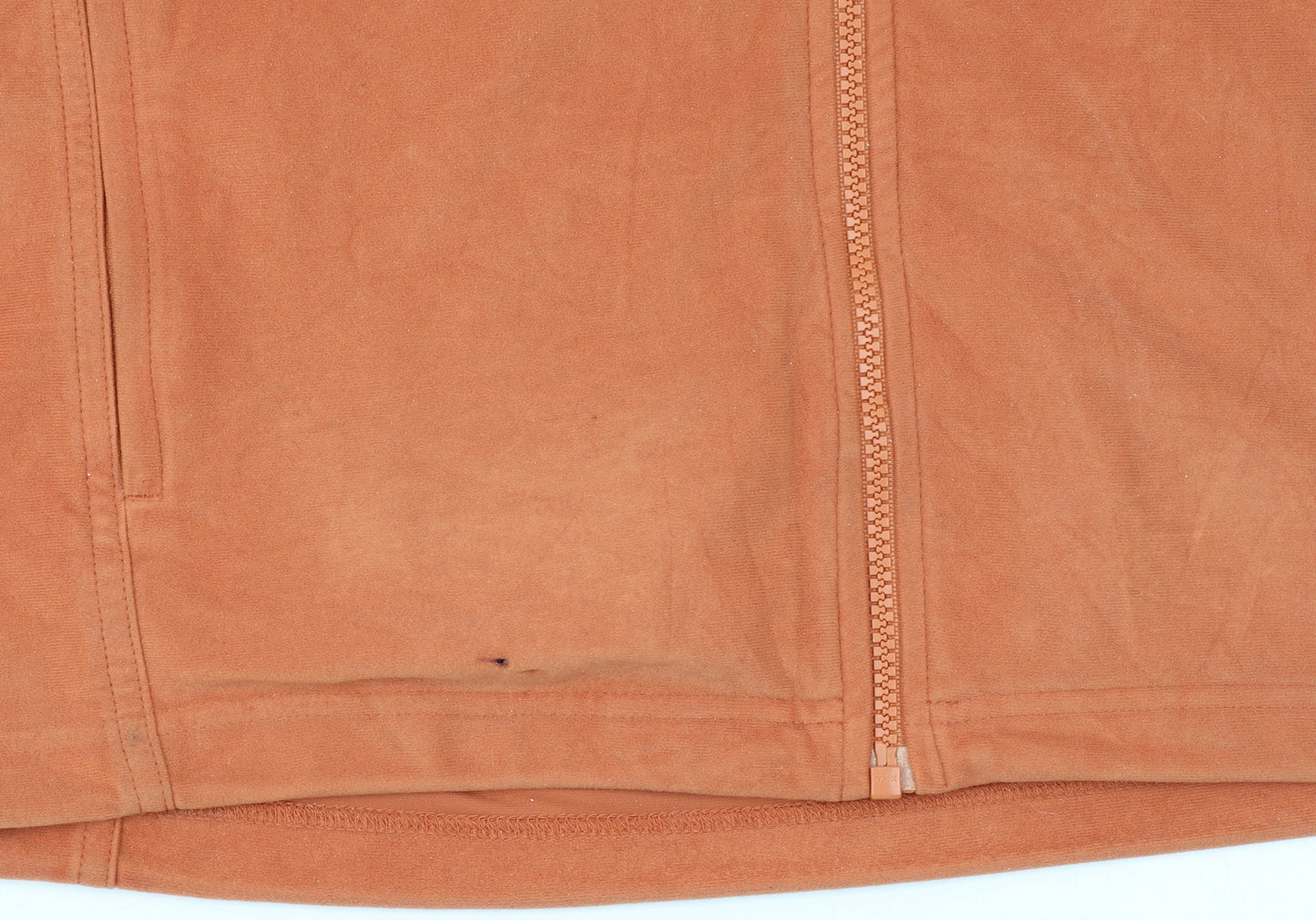 Adidas Men's Orange Black Track Jacket Size L Fleece Sportswear