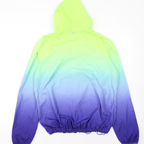 Fila Women’s Multicoloured XL Lightweight Hooded Windbreaker Jacket