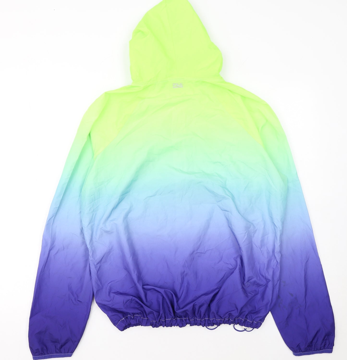 Fila Women’s Multicoloured XL Lightweight Hooded Windbreaker Jacket