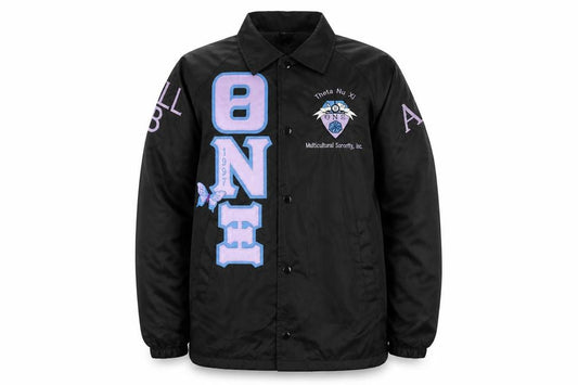 Augusta Sportswear Women's Black S Windbreaker Jacket with Letters and Pockets