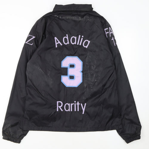 Augusta Sportswear Women's Black S Windbreaker Jacket with Letters and Pockets