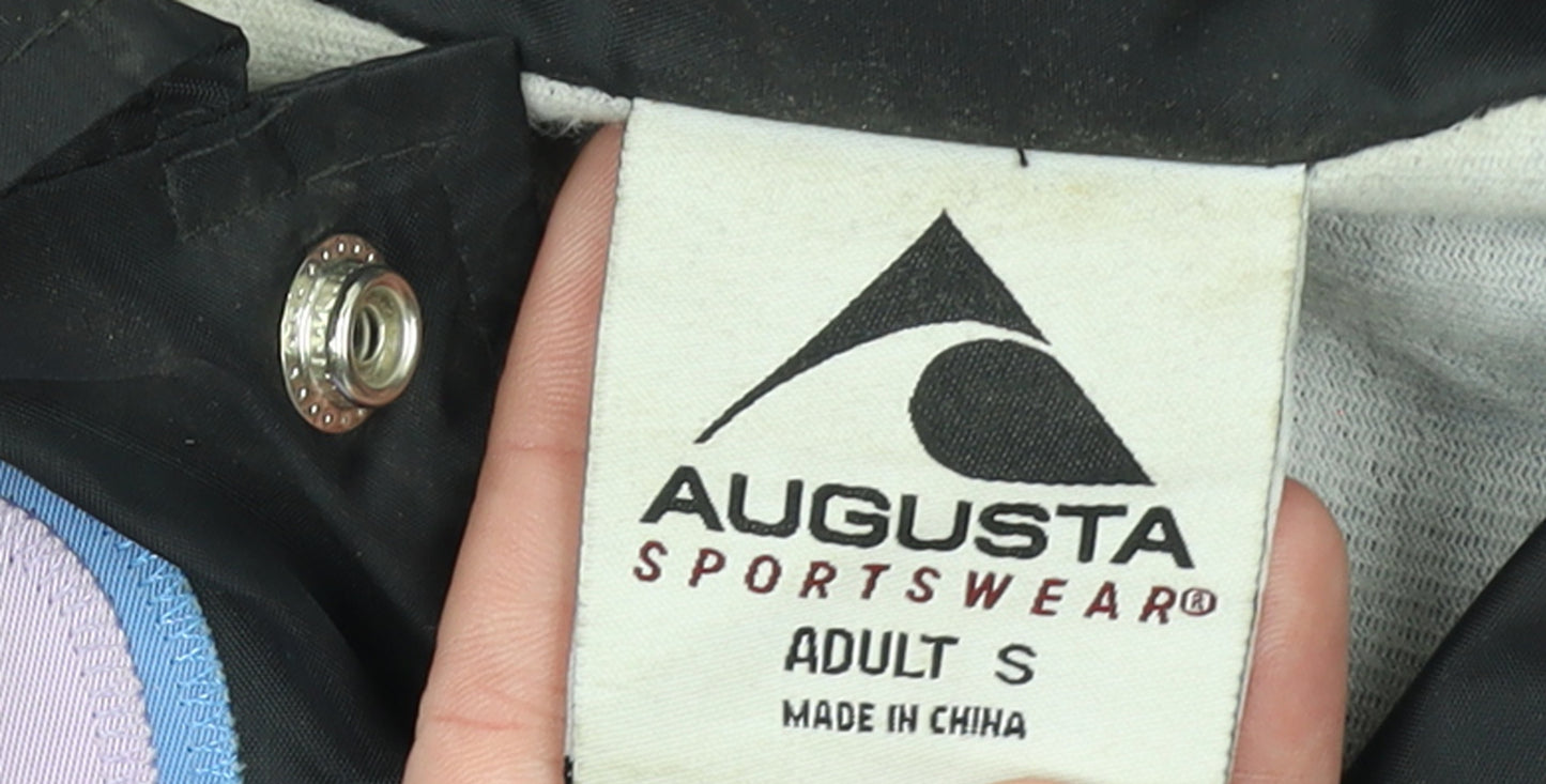Augusta Sportswear Women's Black S Windbreaker Jacket with Letters and Pockets