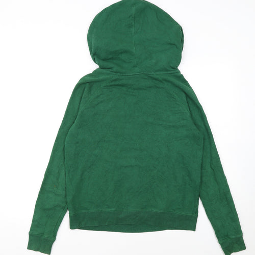 Nike Women’s Green Pullover Hoodie Medium Logo Print Sportswear