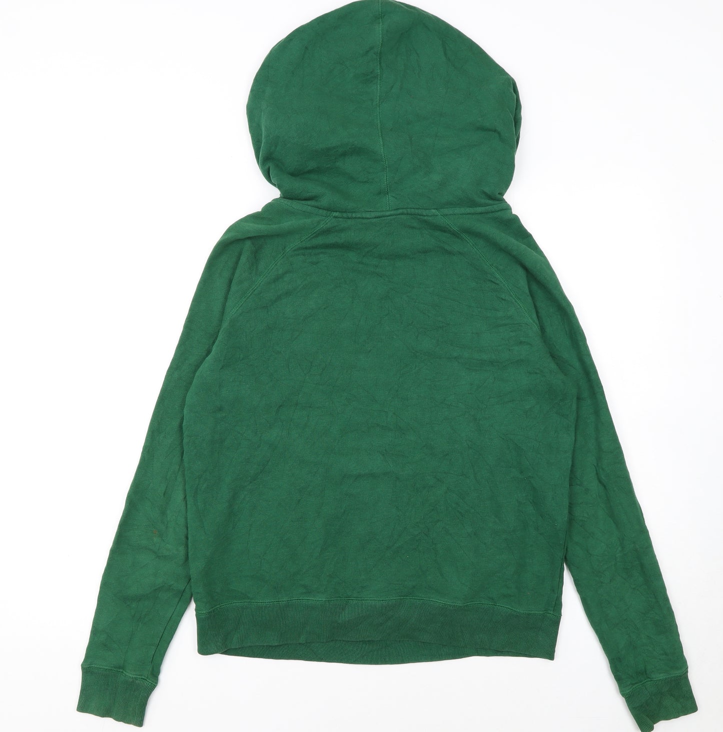 Nike Women’s Green Pullover Hoodie Medium Logo Print Sportswear