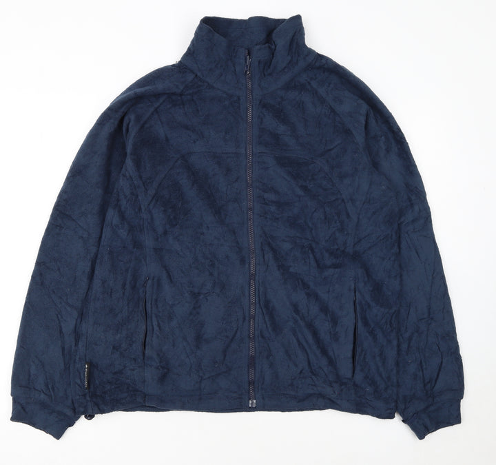 Columbia Women's Blue Fleece Interchange Jacket Size L