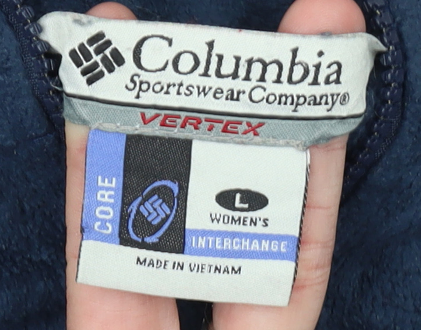 Columbia Women's Blue Fleece Interchange Jacket Size L