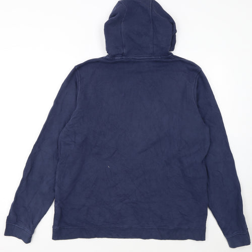 Nike Men's Blue Pullover Hoodie Size L Graphic Sportswear