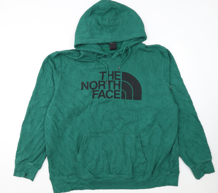 The North Face Mens Green 2XL Pullover Hoodie Outdoor Fleece