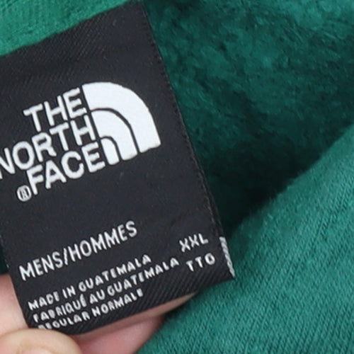 The North Face Mens Green 2XL Pullover Hoodie Outdoor Fleece