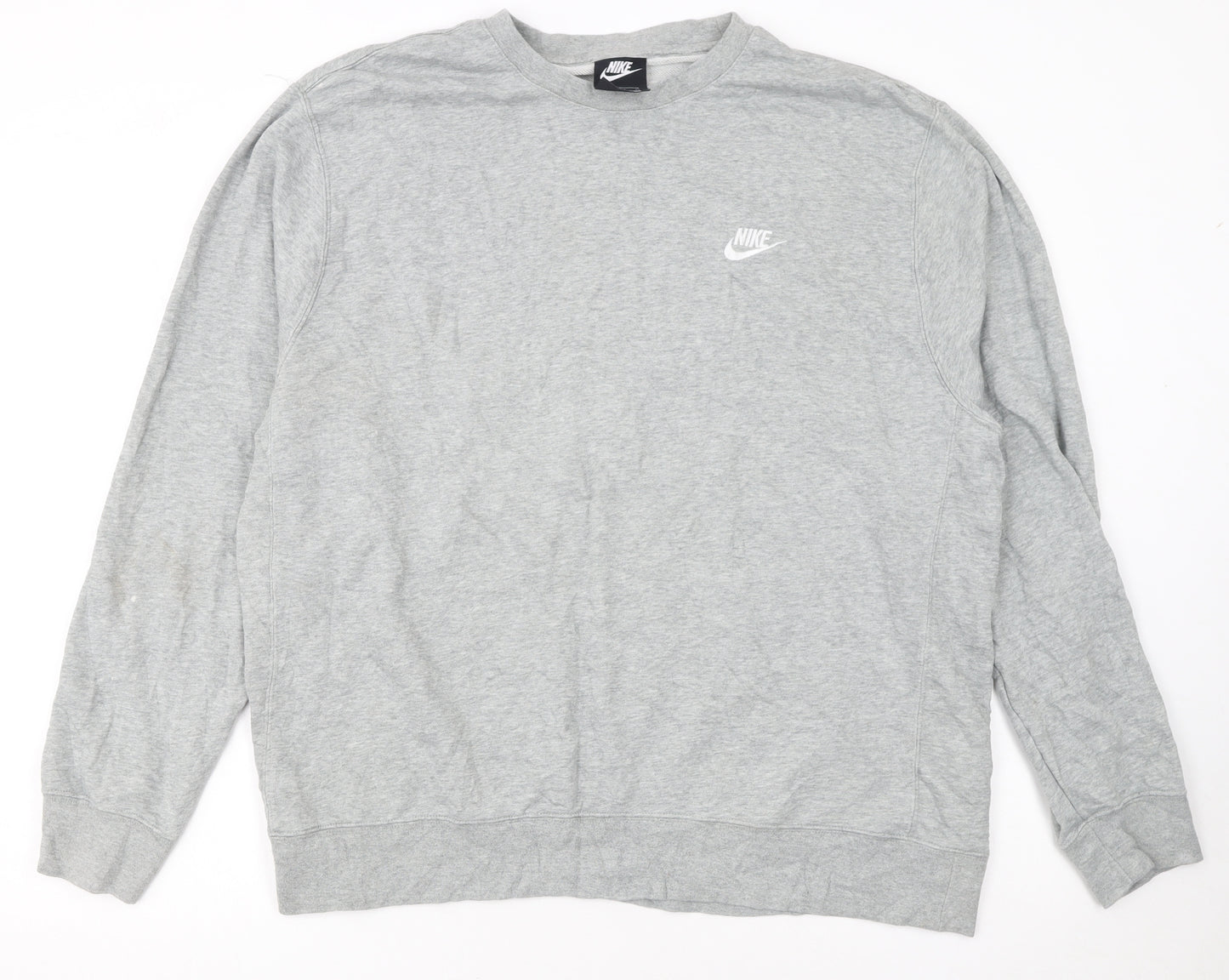 Nike Men's Grey XL Pullover Crew Neck Sweatshirt
