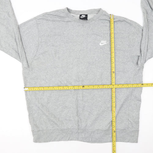 Nike Men's Grey XL Pullover Crew Neck Sweatshirt