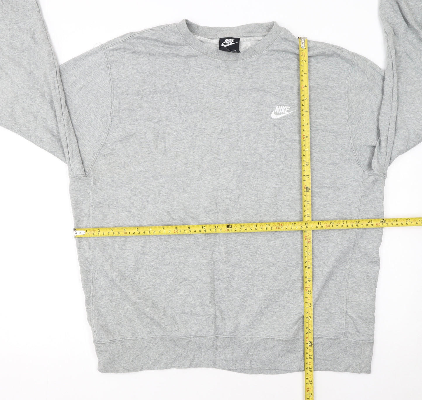 Nike Men's Grey XL Pullover Crew Neck Sweatshirt