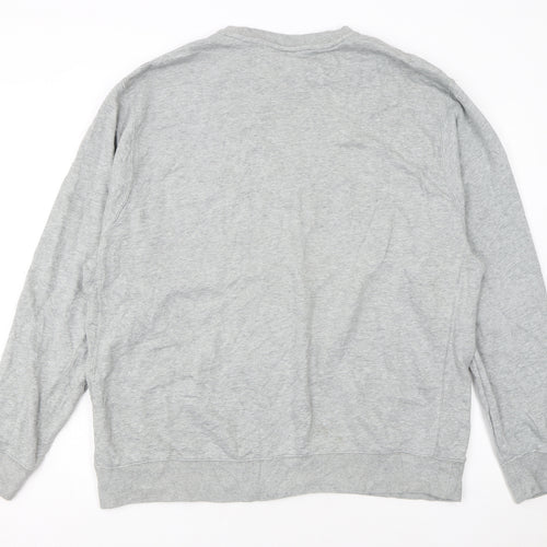 Nike Men's Grey XL Pullover Crew Neck Sweatshirt