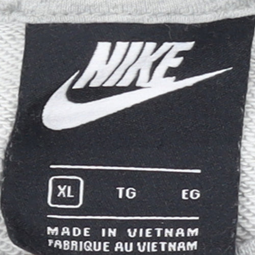 Nike Men's Grey XL Pullover Crew Neck Sweatshirt