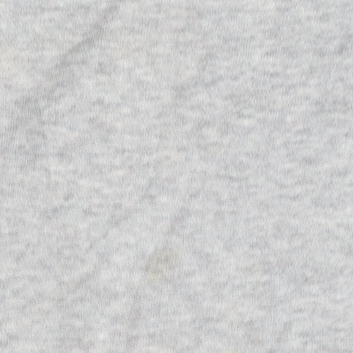Adidas Men's Grey Pullover Hoodie Small Logo Fleece Sweatshirt