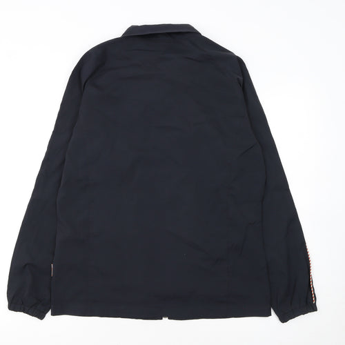 Puma Women's Black Track Jacket M Full Zip Lightweight Sportswear