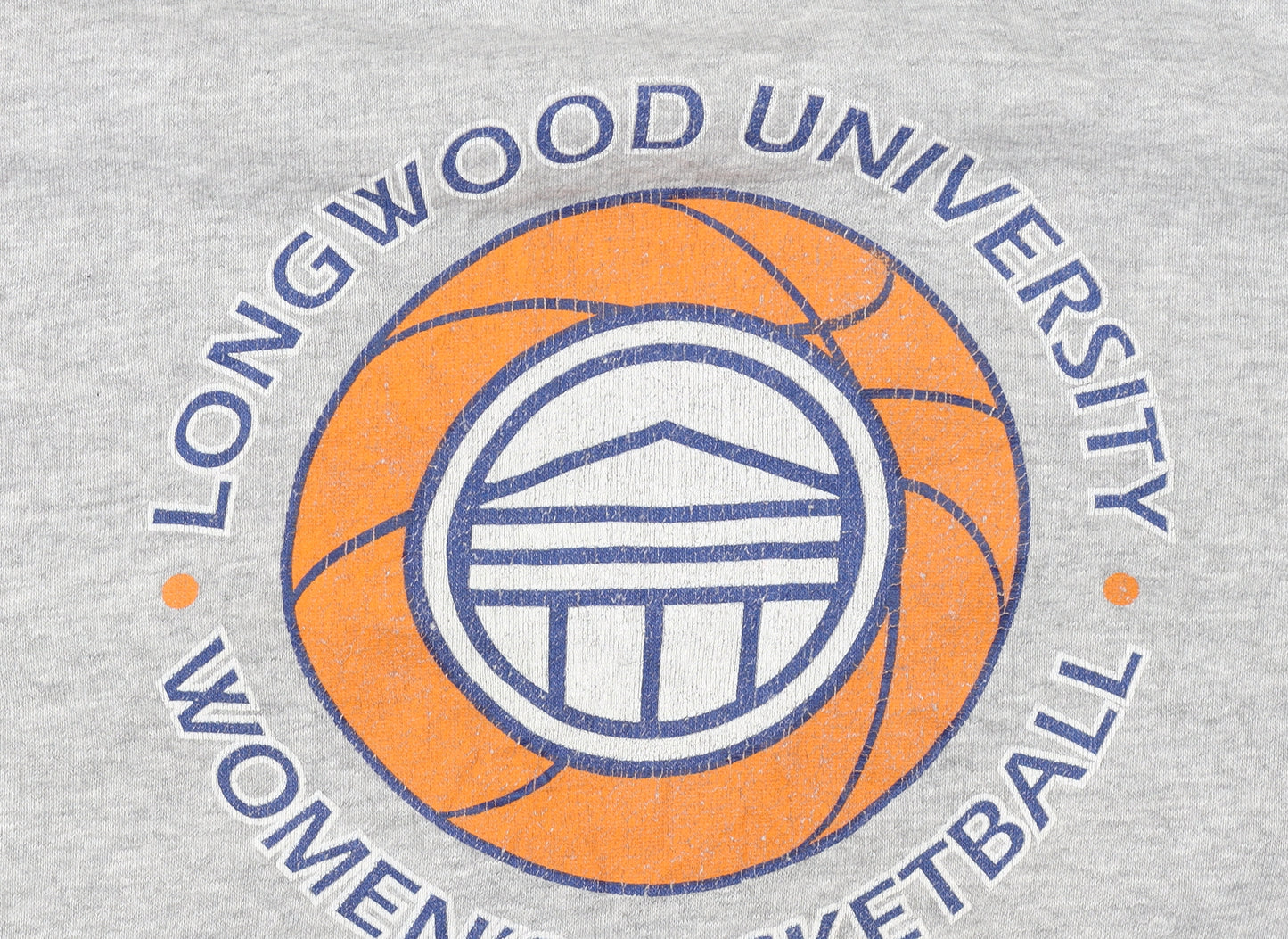 Nike Men's Grey Pullover Hoodie L Graphic Longwood University Basketball