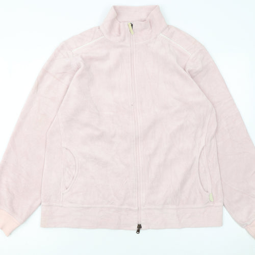 Champion Women’s Pink Fleece Full Zip Jacket Size L