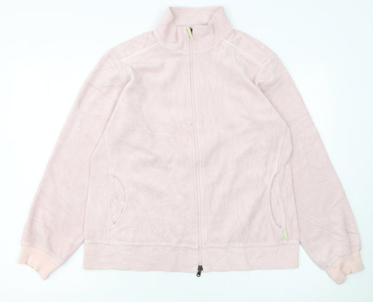 Champion Women’s Pink Fleece Full Zip Jacket Size L