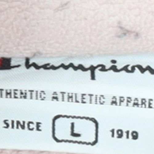 Champion Women’s Pink Fleece Full Zip Jacket Size L