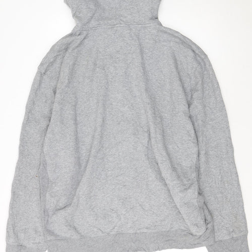 Nautica Men's Grey Full Zip Hoodie XXL Cotton Blend Casual