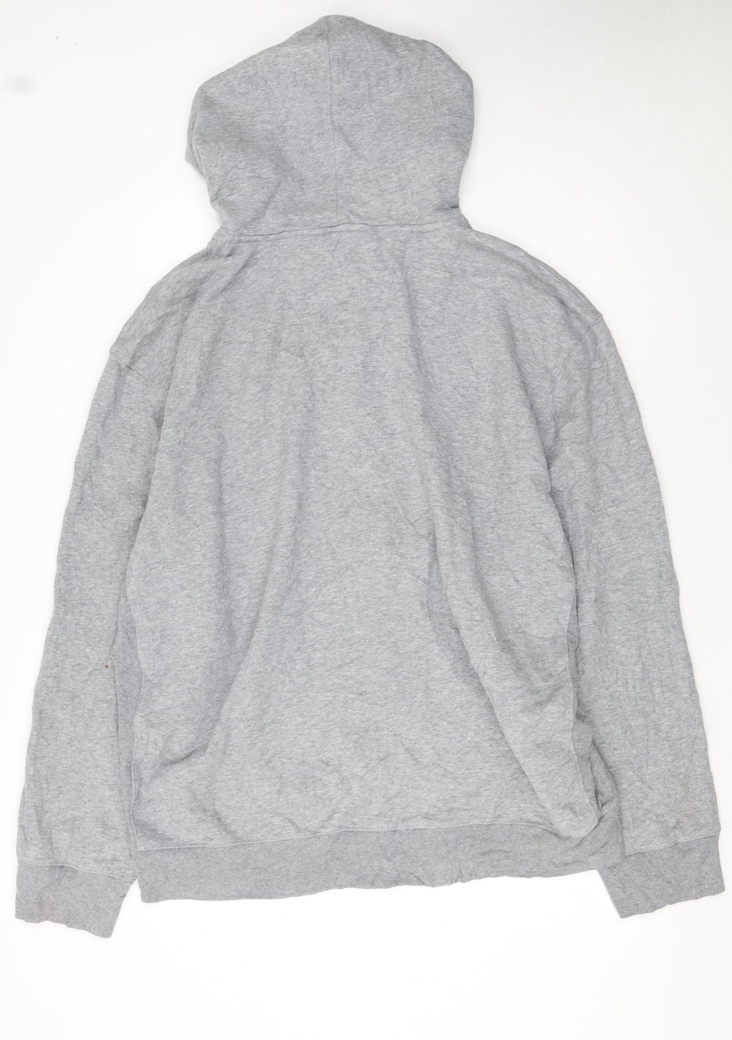Nautica Men's Grey Full Zip Hoodie XXL Cotton Blend Casual