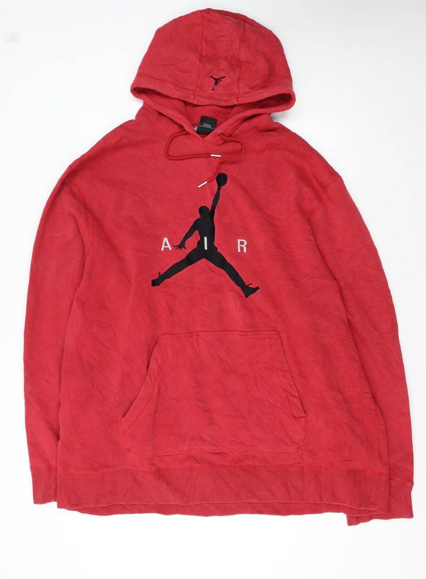 Jordan Men's Red Graphic Pullover Hoodie 3XL Sports Style