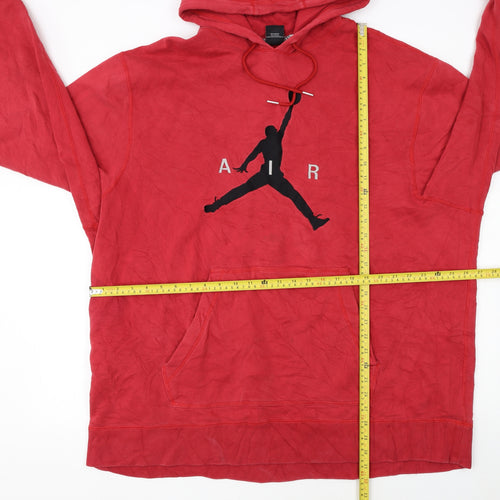 Jordan Men's Red Graphic Pullover Hoodie 3XL Sports Style