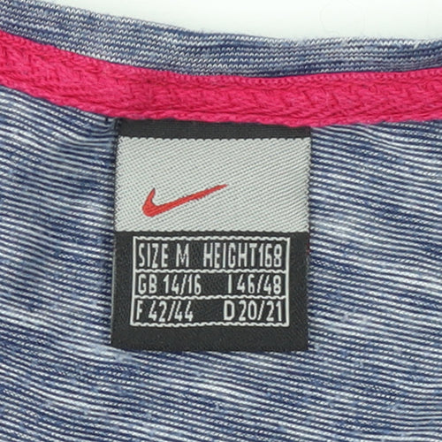 Nike Girls Blue Short Sleeve Logo T-Shirt Size 14-16 Years