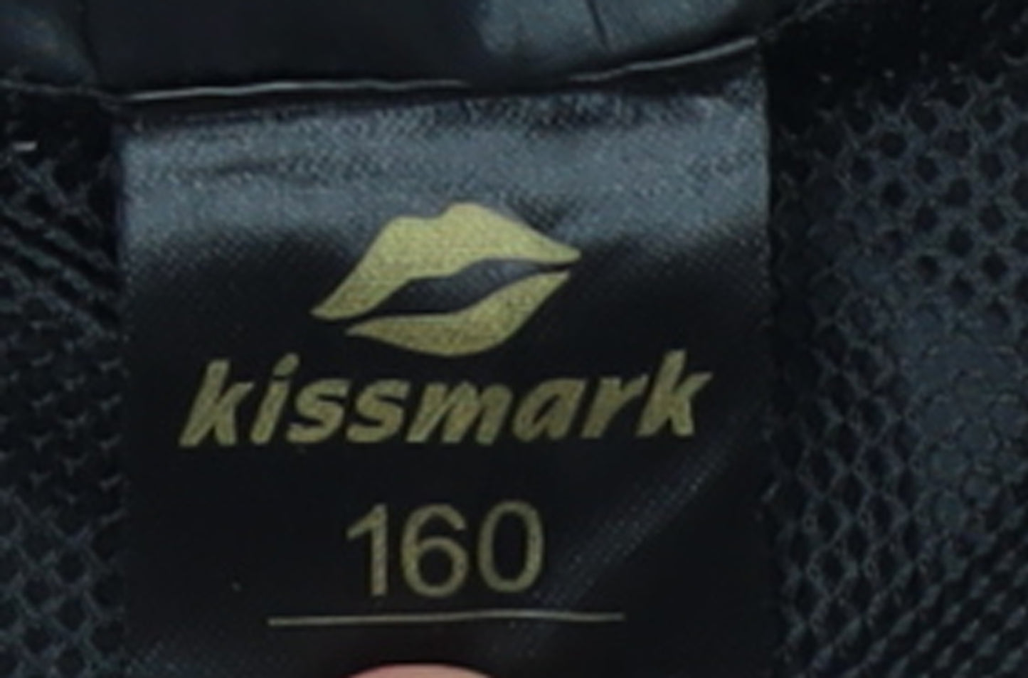 Kissmark Girls Black & Aqua Track Jacket Size 12-13 Years Lightweight Zip