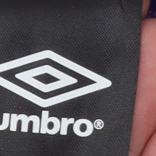 Umbro Womens White Hooded Pullover Hoodie Size 12 with Logo Detail