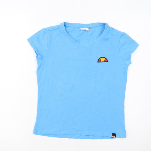 Ellesse Womens Blue XS Basic Short Sleeve Cotton T-Shirt