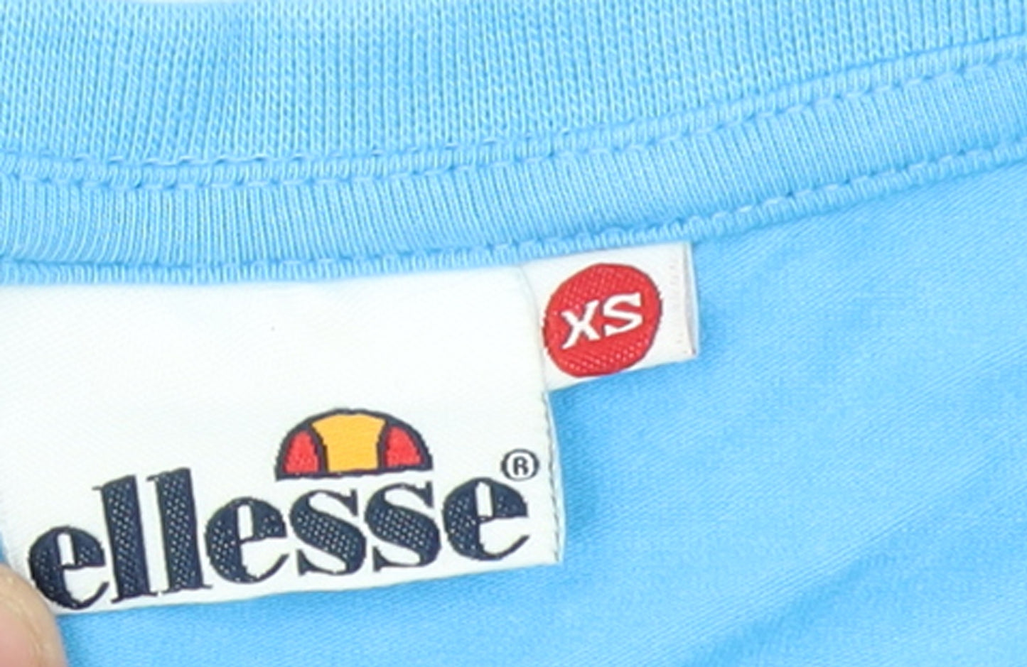 Ellesse Womens Blue XS Basic Short Sleeve Cotton T-Shirt