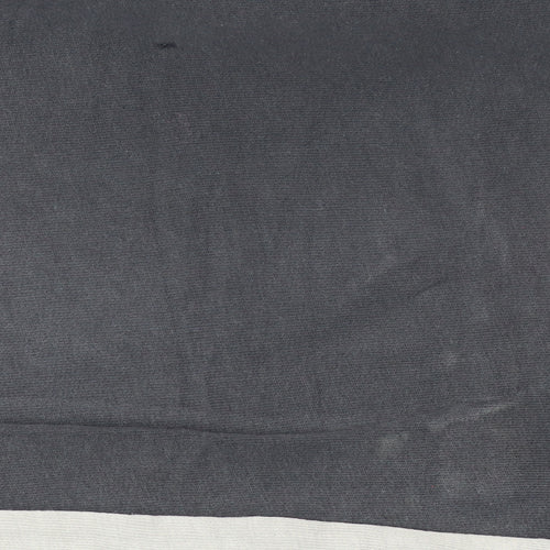 Puma Men's Black Jogger Sweatpants L Grey Side Stripes Casual