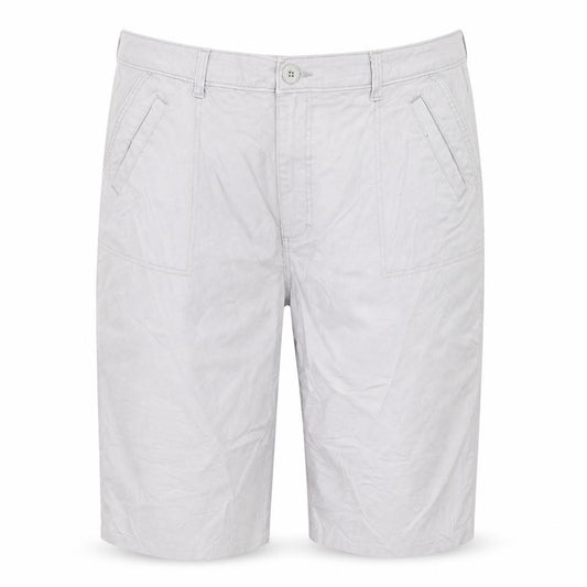 Lee Women’s Grey High Rise Chino Shorts M Regular Fit Heritage