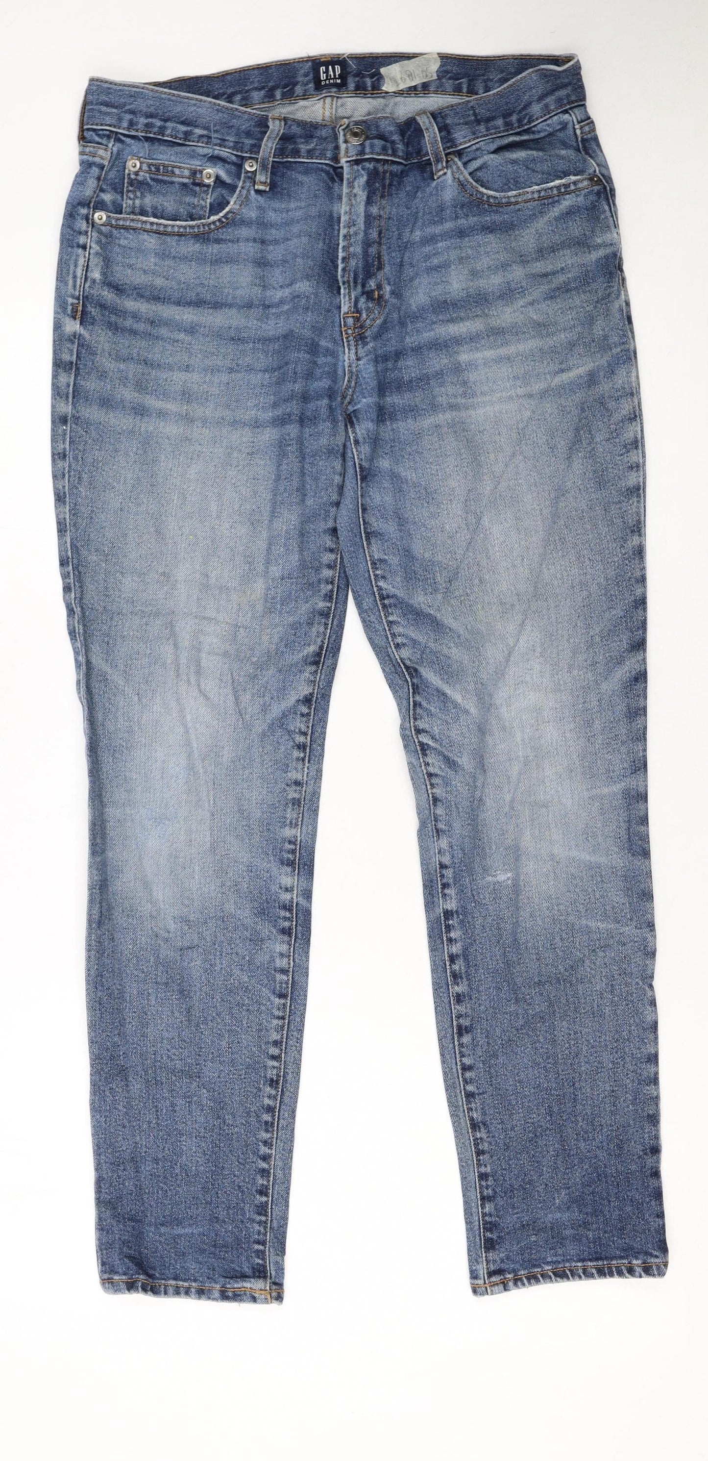 GAP Women’s Blue Medium Wash Straight Leg Denim Jeans Size 26