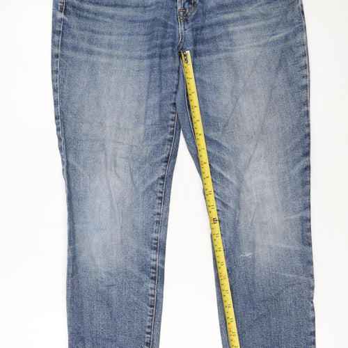 GAP Women’s Blue Medium Wash Straight Leg Denim Jeans Size 26