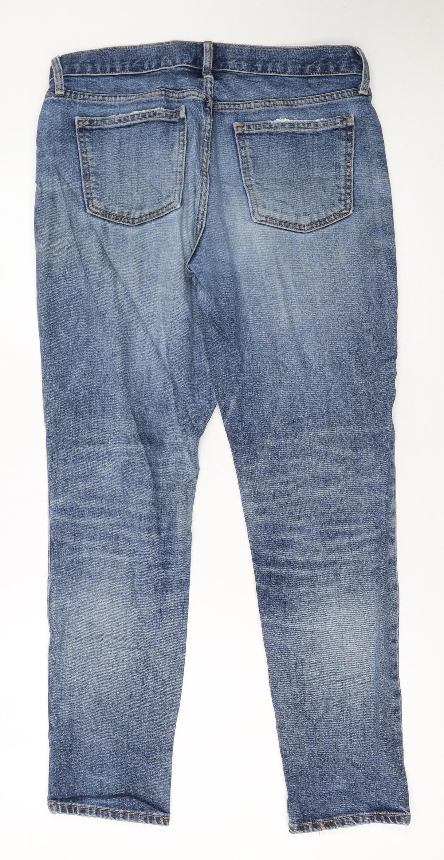 GAP Women’s Blue Medium Wash Straight Leg Denim Jeans Size 26