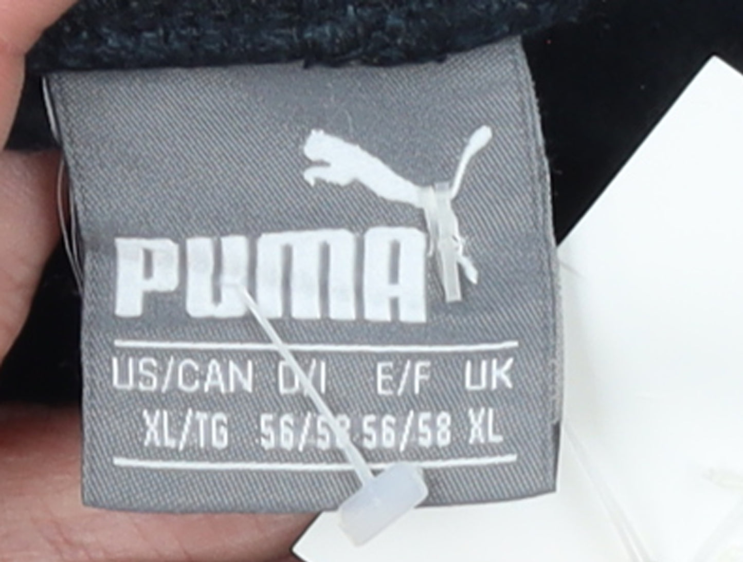 Puma Men’s Black XL Jogger Sweatpants with Logo