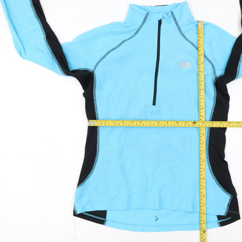 The North Face Women's Blue Fleece Pullover Sweatshirt M